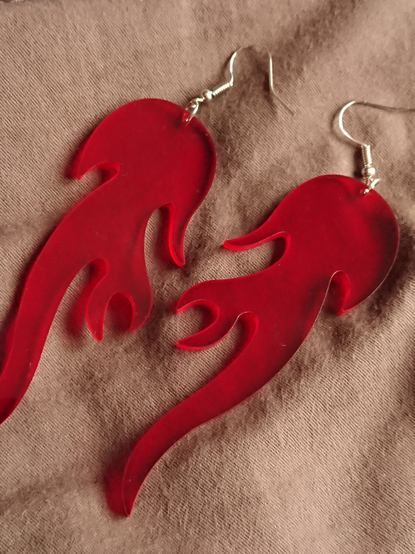 Flame earrings
