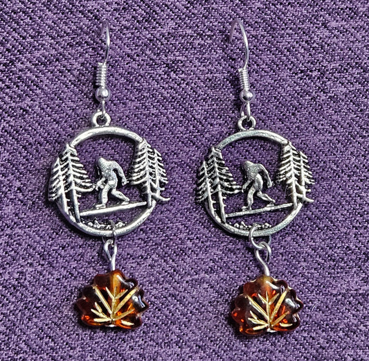 Bigfoot earrings
