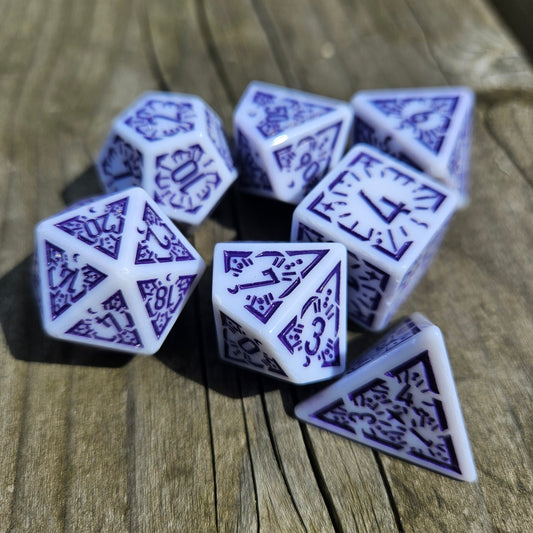 Nova Burst Polyhedral Dice