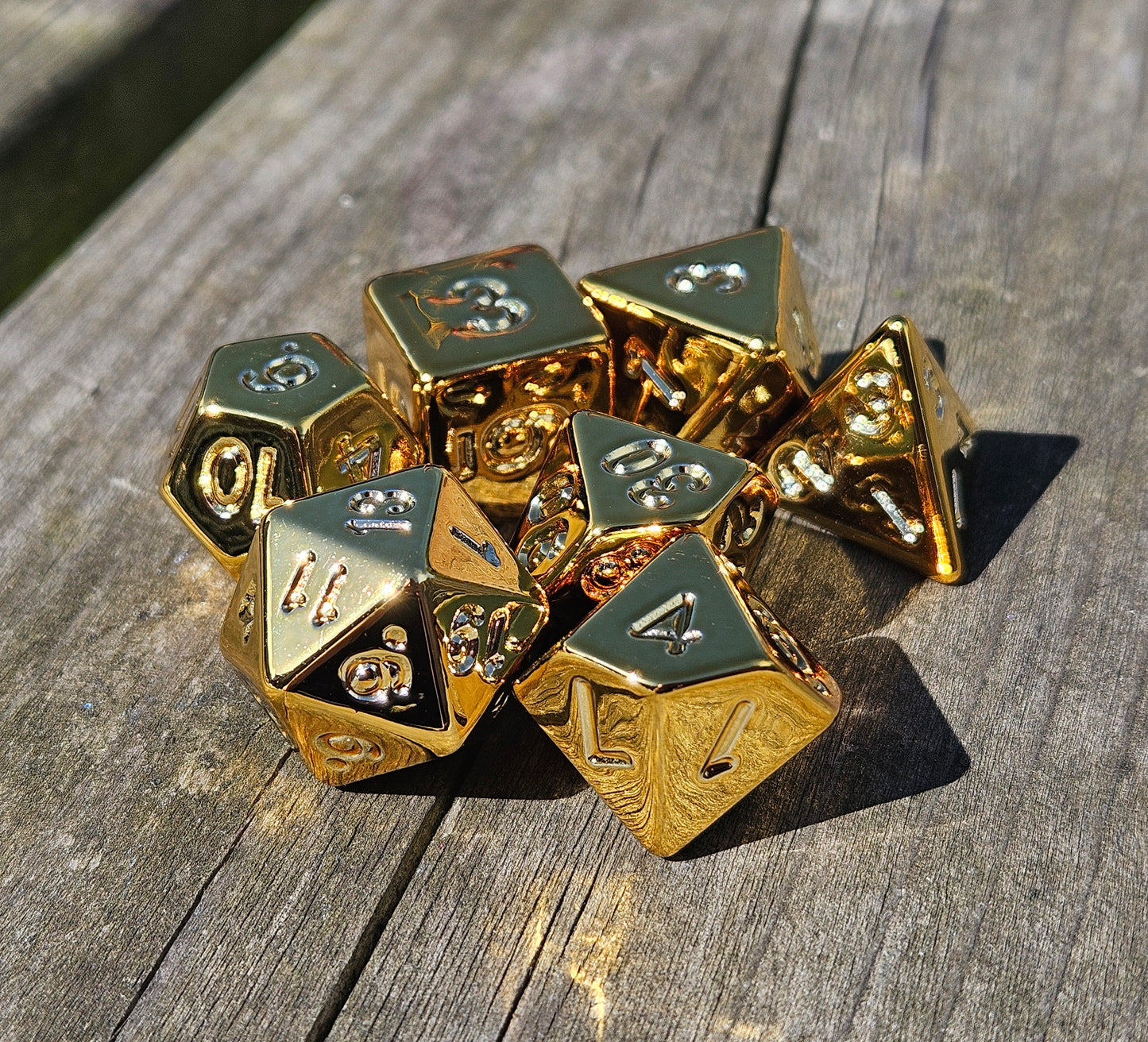 Gilded Loot Polyhedral Dice