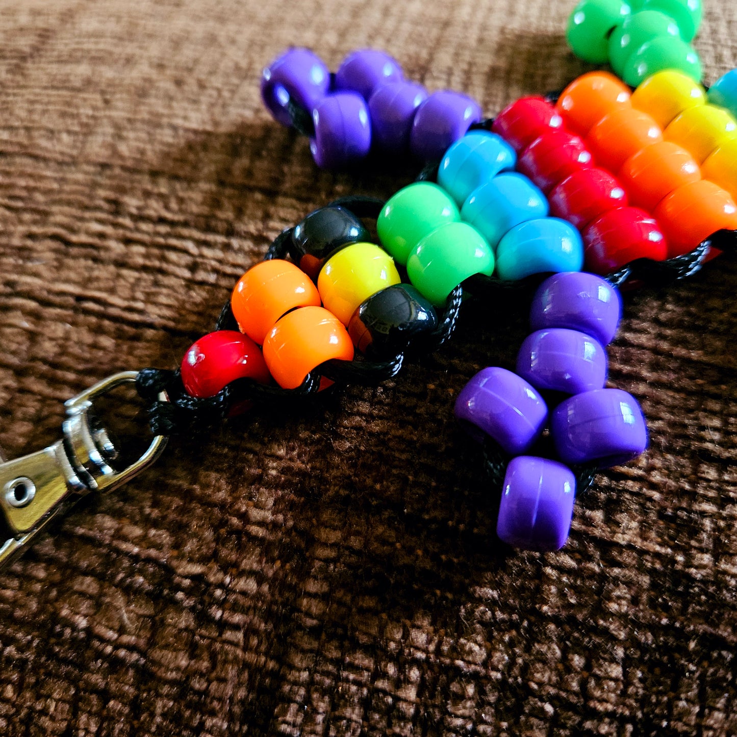 Handmade fidget lizard keyring