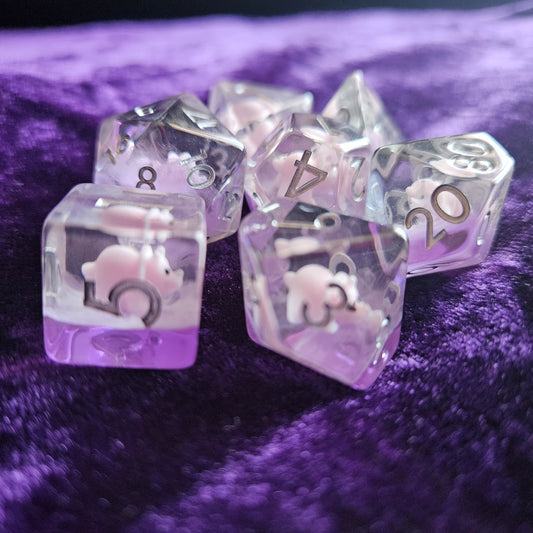 Triceratops Polyhedral Dice