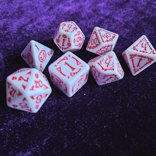 Crime Scene Polyhedral Dice