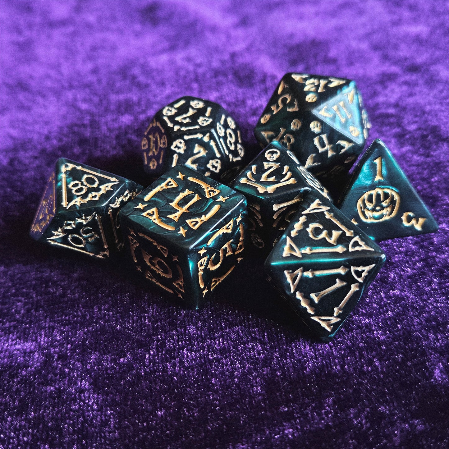 Potion Green Polyhedral Dice