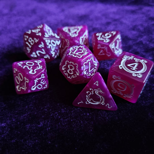 Elven Bard Polyhedral Dice Set
