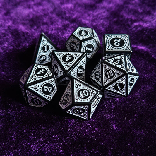Eldritch Script Polyhedral Dice