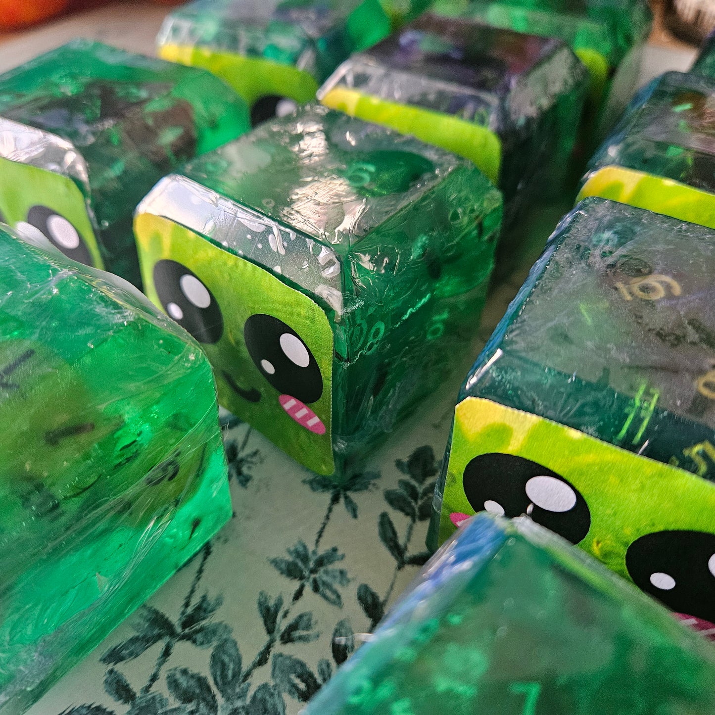 Gelly Cube Soap with Full Dice Set