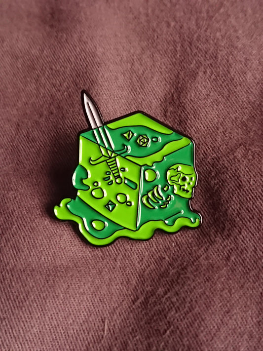Gelly Cube Enamel Pin