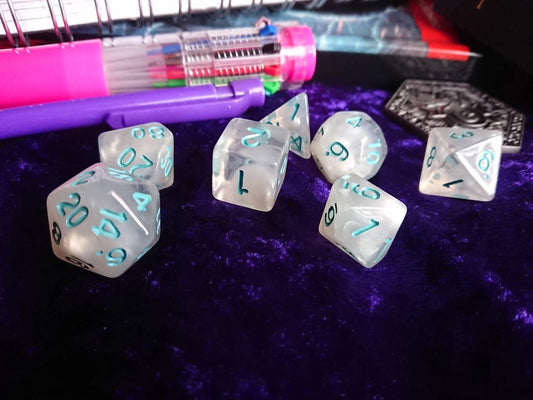 Whitestone Mist Polyhedral Dice