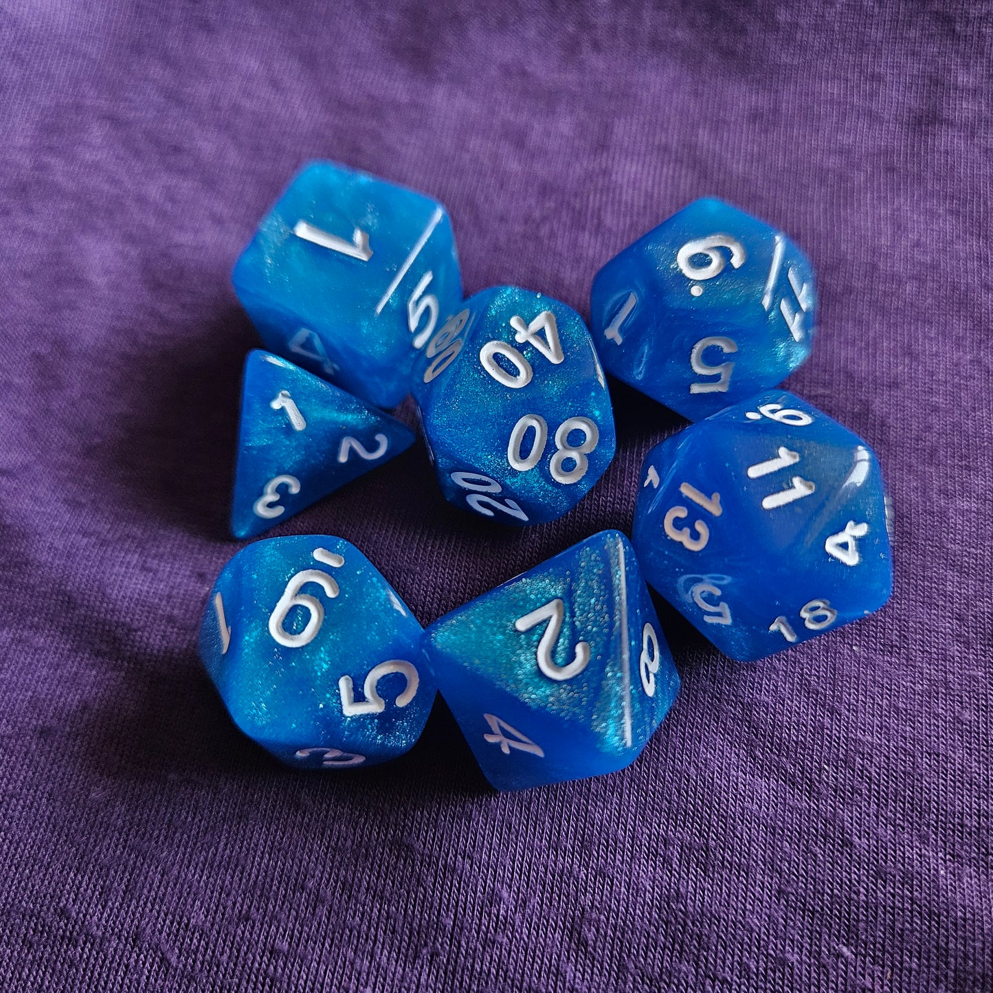 Balmy Seas Polyhedral Dice