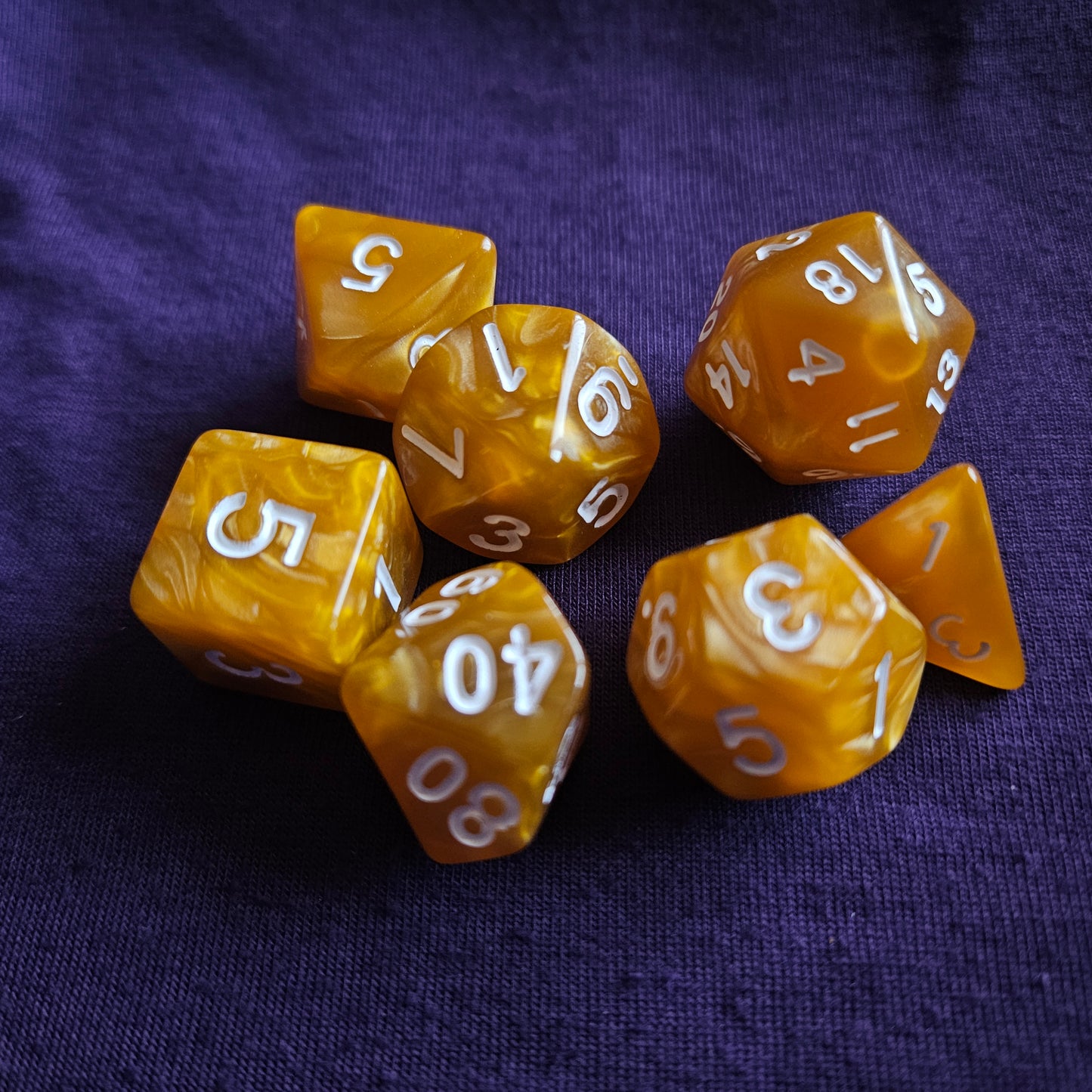 Ancient Treasure Polyhedral Dice