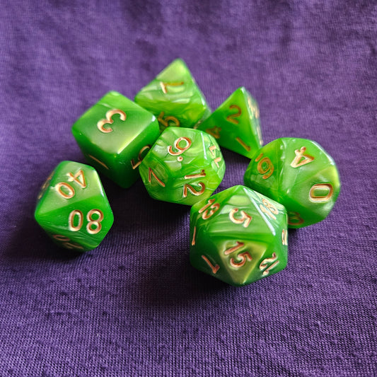 Forest Sprite Polyhedral Dice