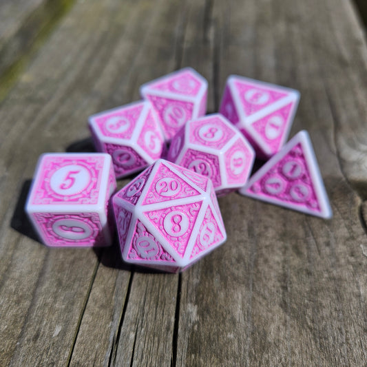 Love Heart Polyhedral Dice