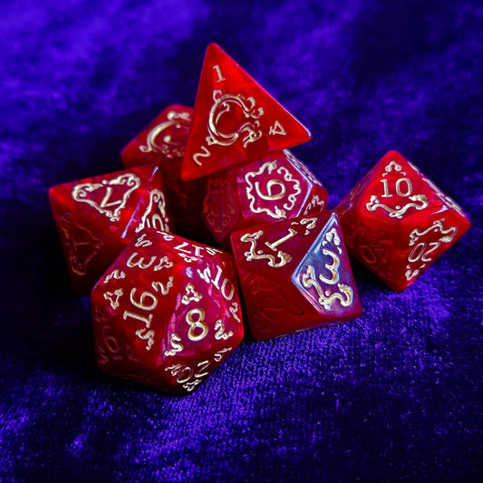 Elven King Polyhedral Dice Set