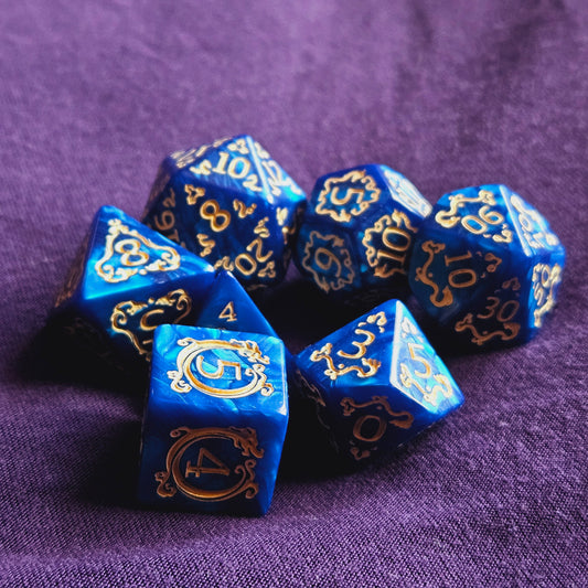 Elven Scribe Polyhedral Dice Set