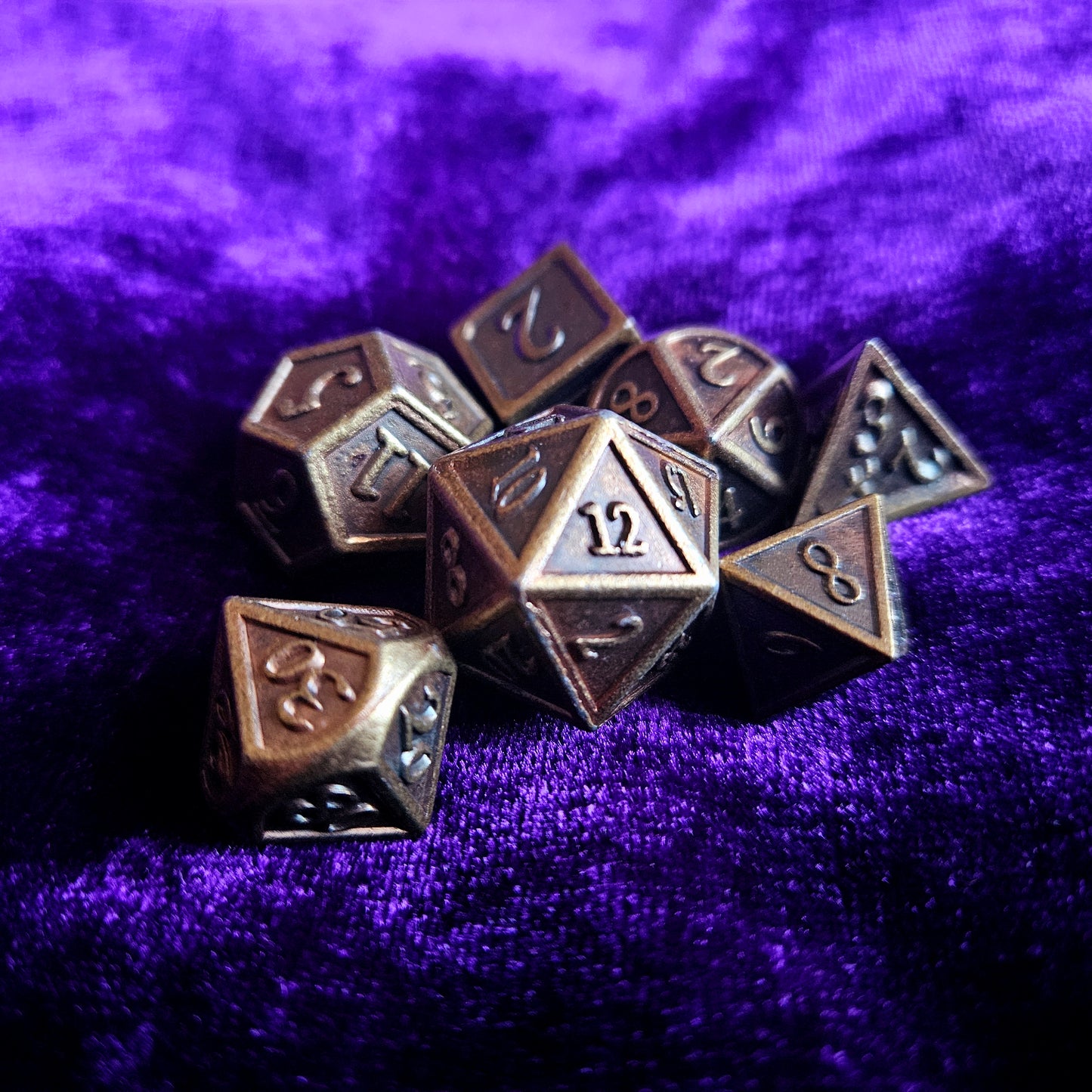 Dwarven strength metal dice