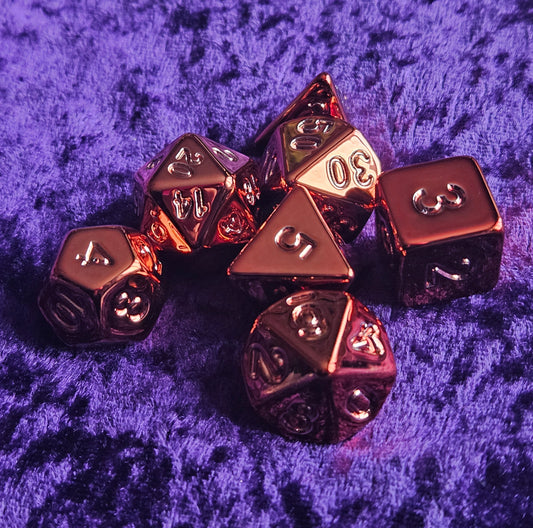 Gilded Warmth Polyhedral Dice