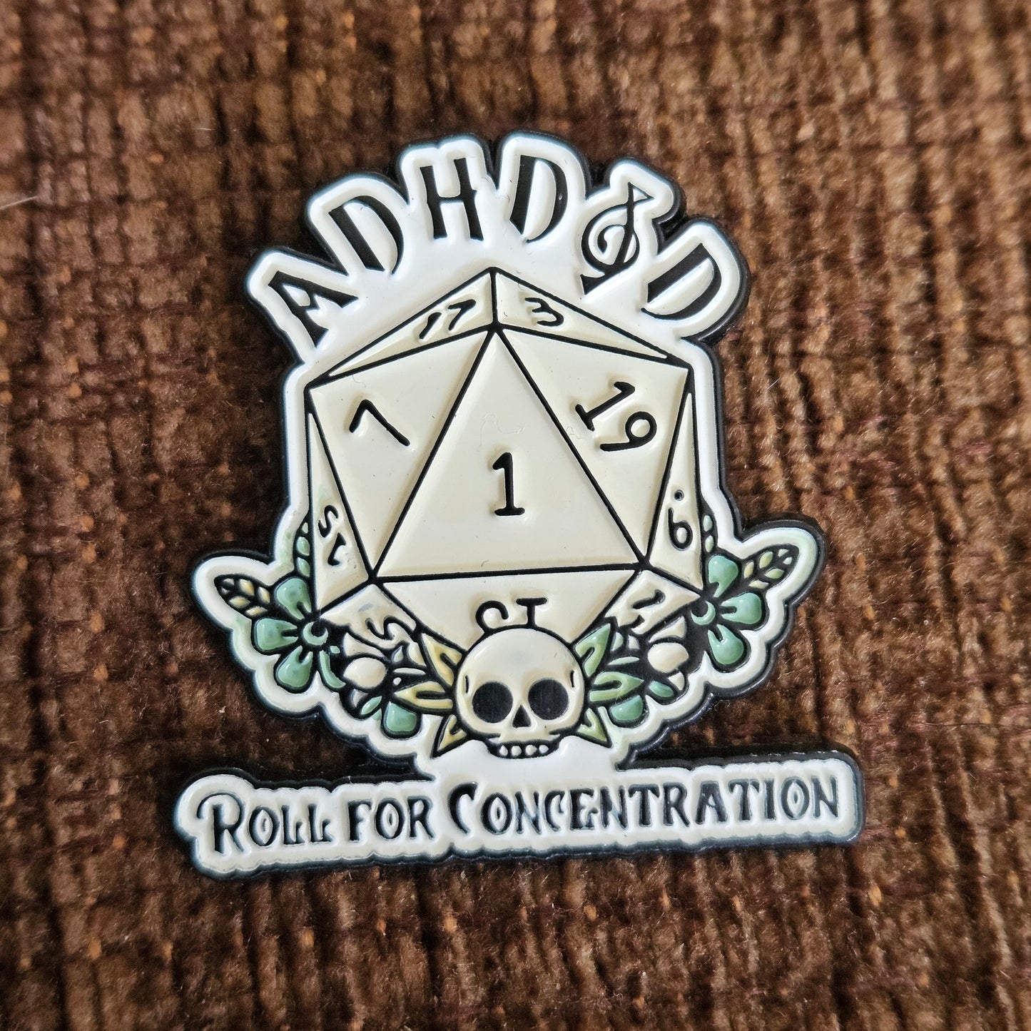 ADHD&D Enamel Pin