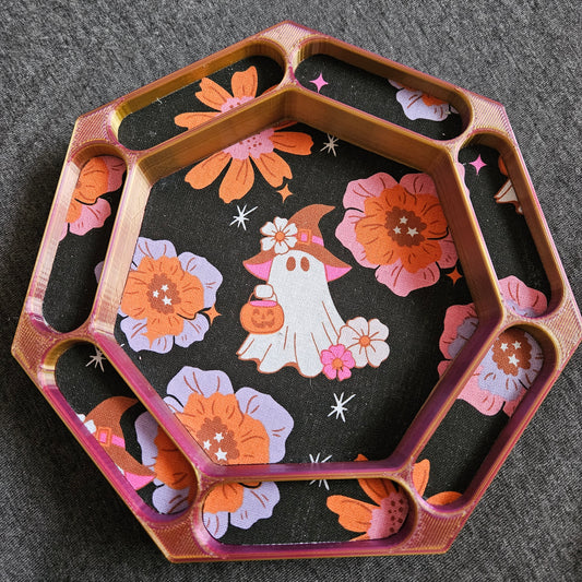 Bootiful dice tray with fabric lining