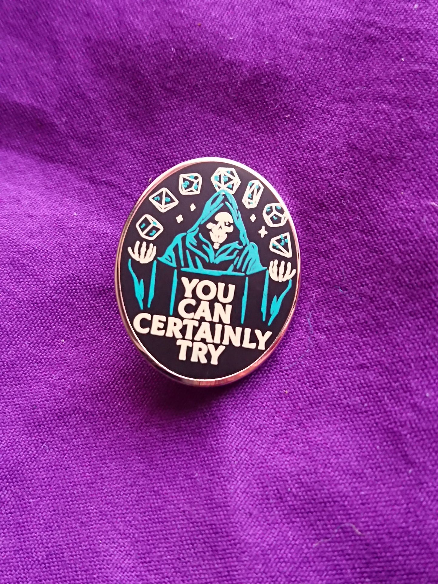 You Can Try Enamel Pin