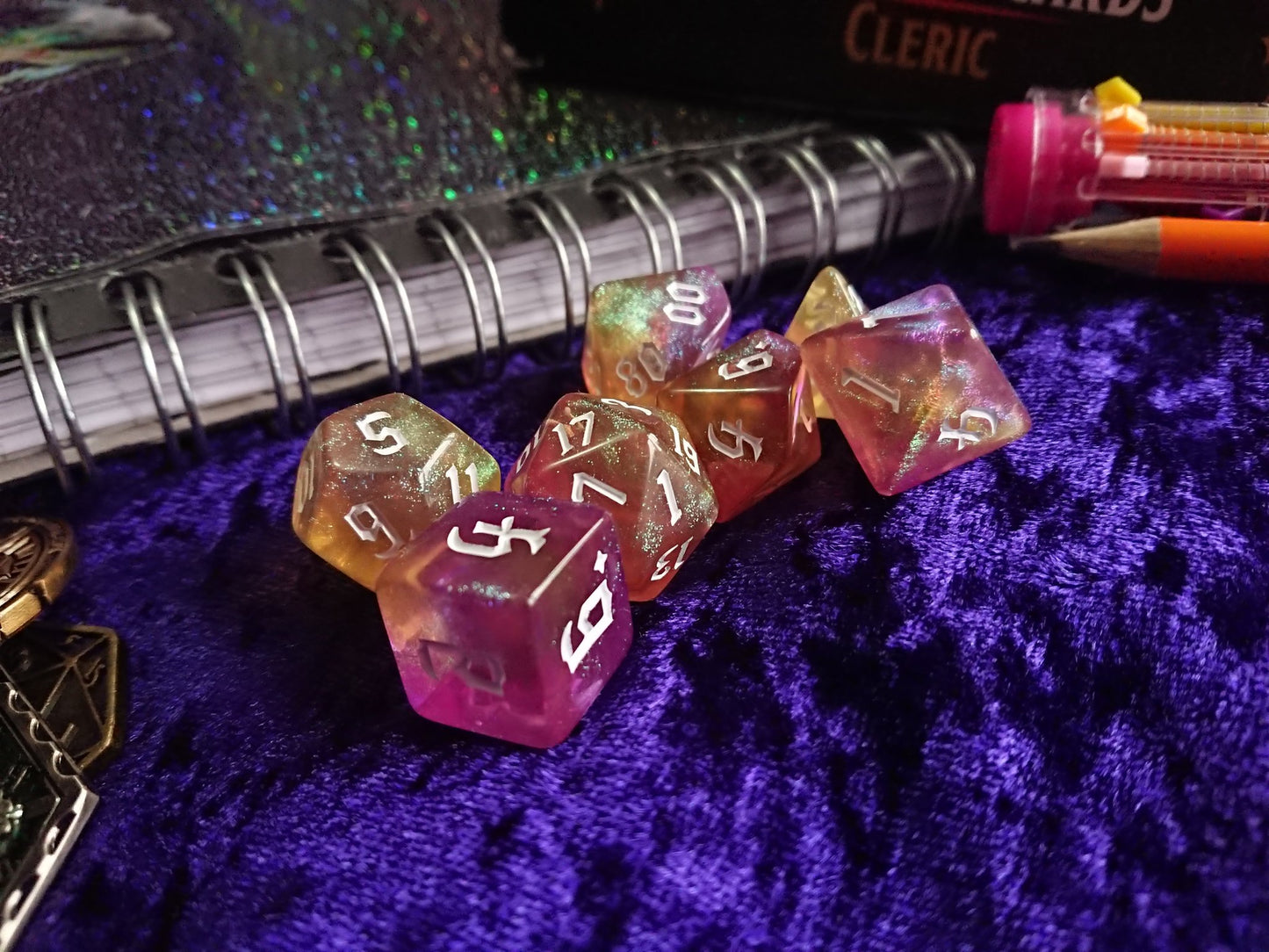 Tropical Tease Polyhedral Dice