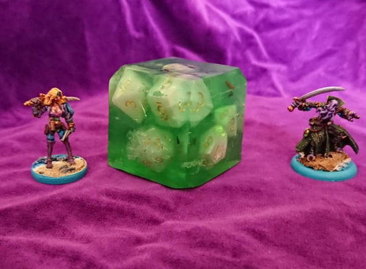 Gelly Cube Soap with Full Dice Set