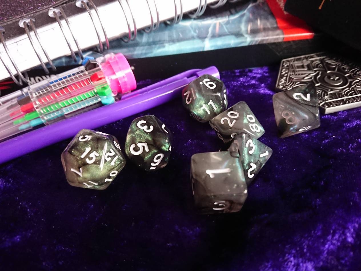 Spectral Mist Polyhedral Dice
