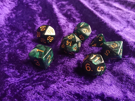 Serpent's Secret Polyhedral Dice